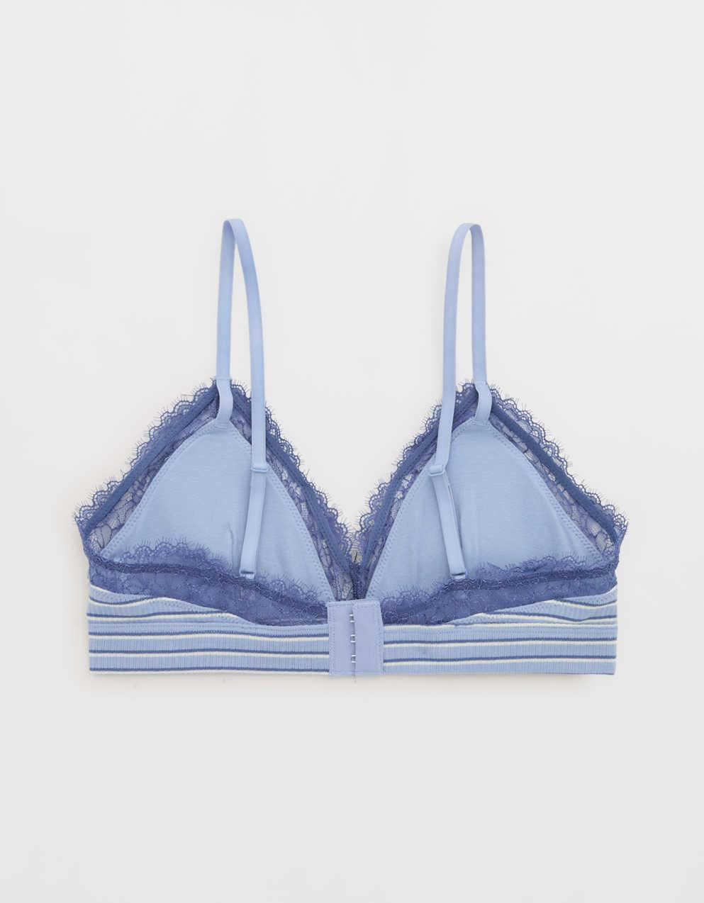 Superchill Cotton Rib Padded Triangle Bralette