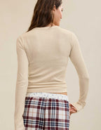 Aerie 에센셜 크루 레이어링 티셔츠