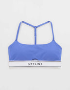 OFFLINE by Aerie The Hugger 로고 엘라스틱 스포츠 브라