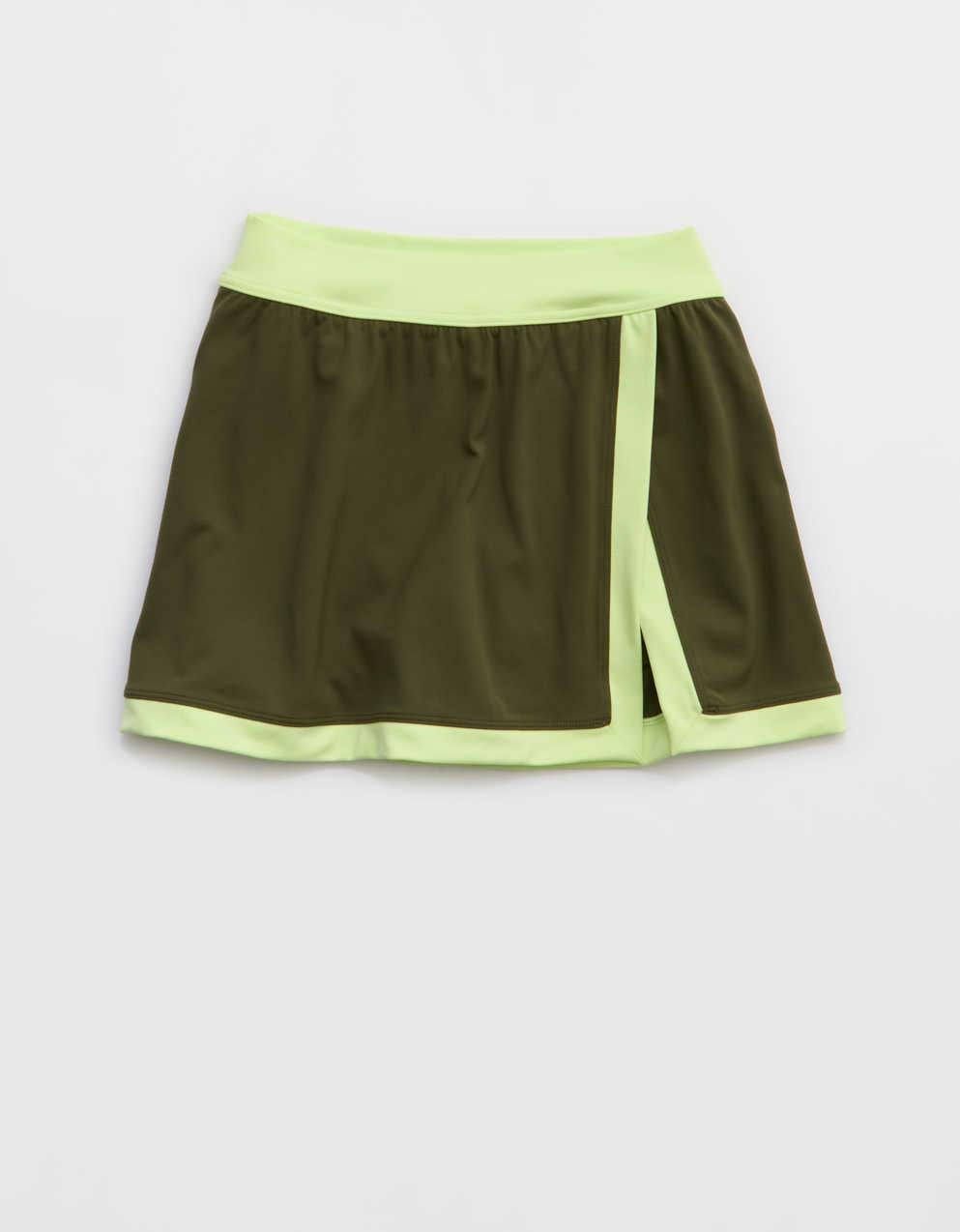 Offline 바이 Aerie Real Me 엑스트라 컬러블록 스커트
