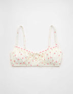 Aerie 러쉬드 스쿱 비키니 톱