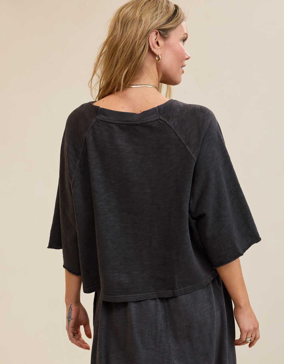 Aerie It's Casual Knit Slub T-Shirt
