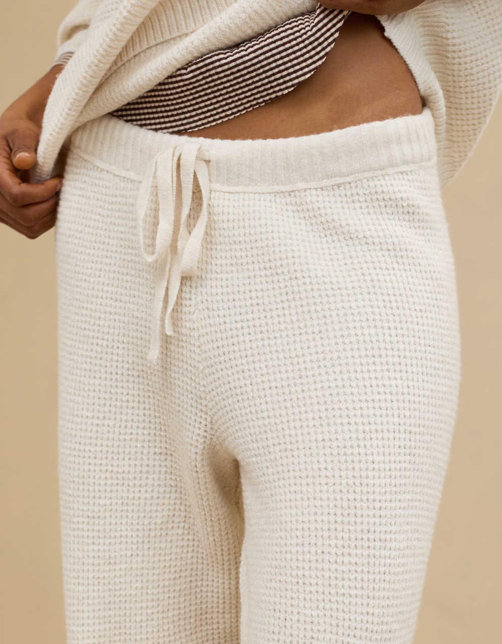Aerie 코지업 와플 조거