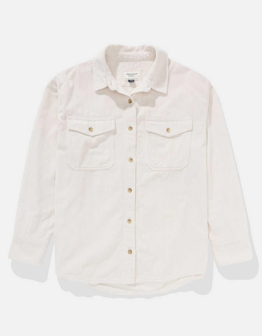 AE Oversized Corduroy Shacket