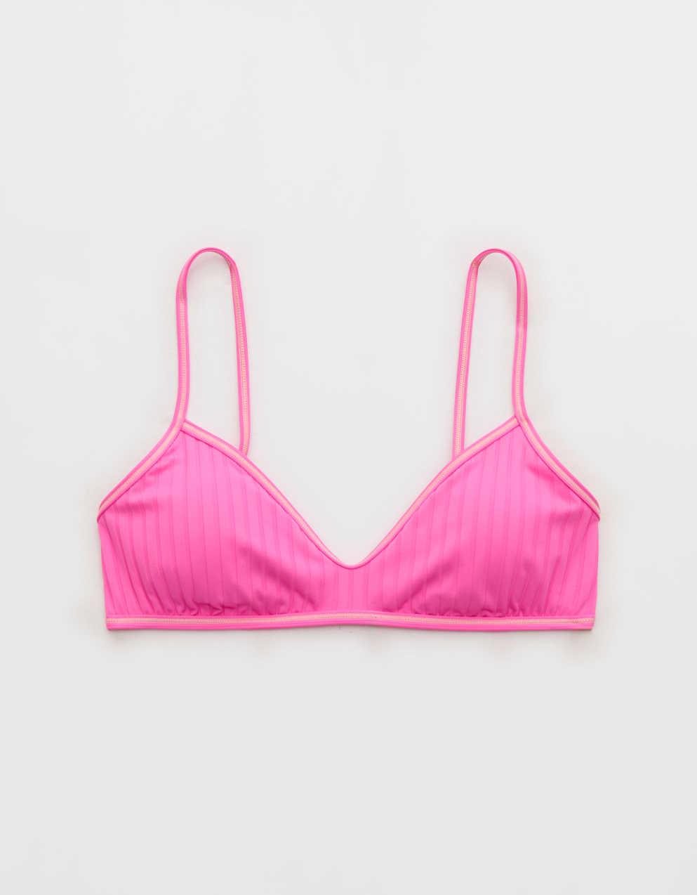 Aerie 스키니 스트랩 보브 립 비키니 탑