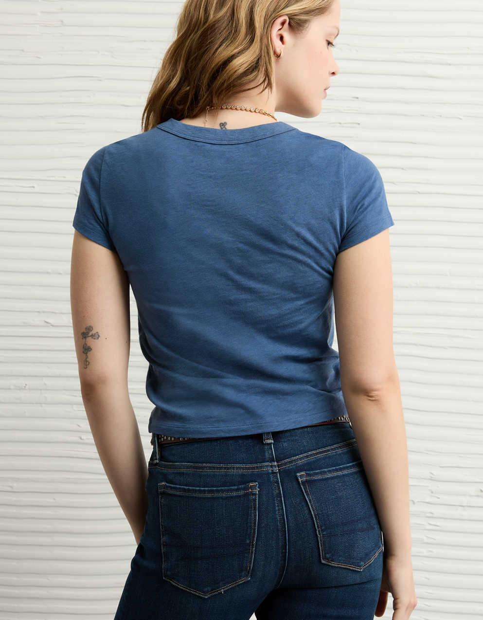 AE 푸드 그래픽 Hey Baby 티