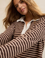 Aerie Cozy Polo Boyfriend T-Shirt
