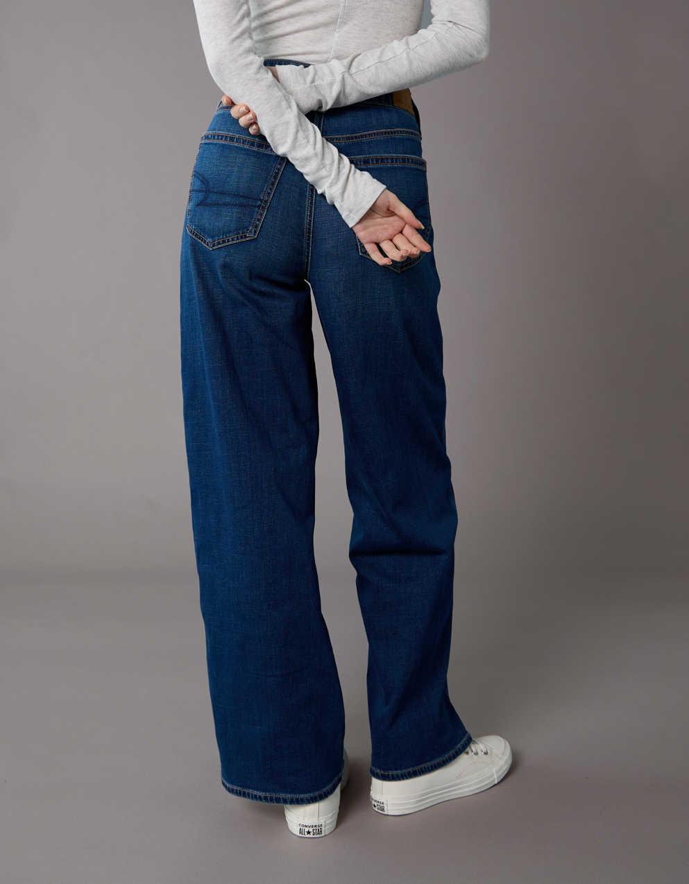 AE Super High-Waisted Baggy Wide-Leg Jean