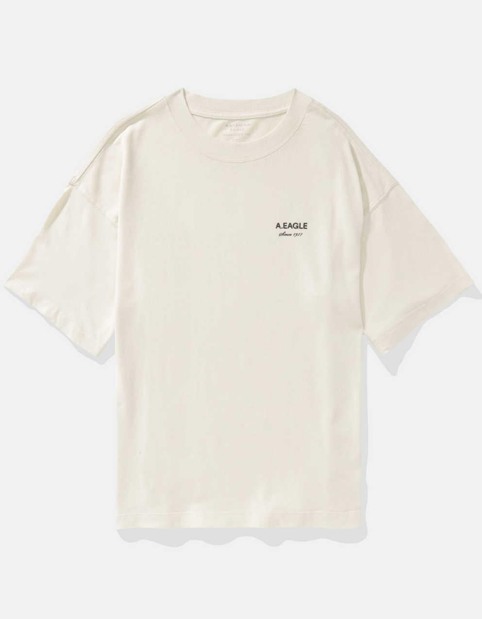 AE 오버사이즈 로고 그래픽 티셔츠