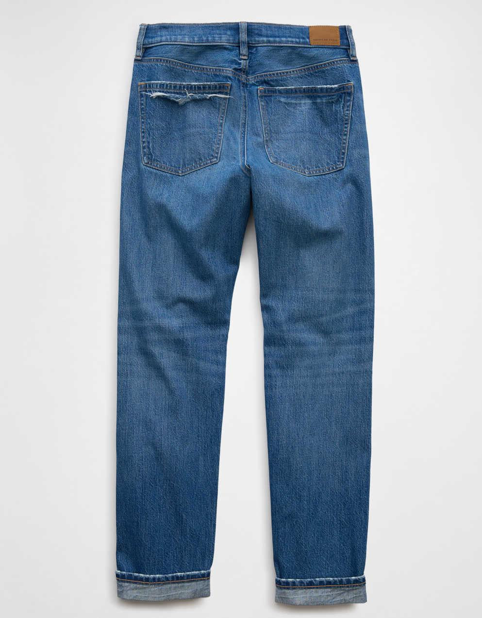 AE Ripped Low-Rise Ex-Boyfriend Jean