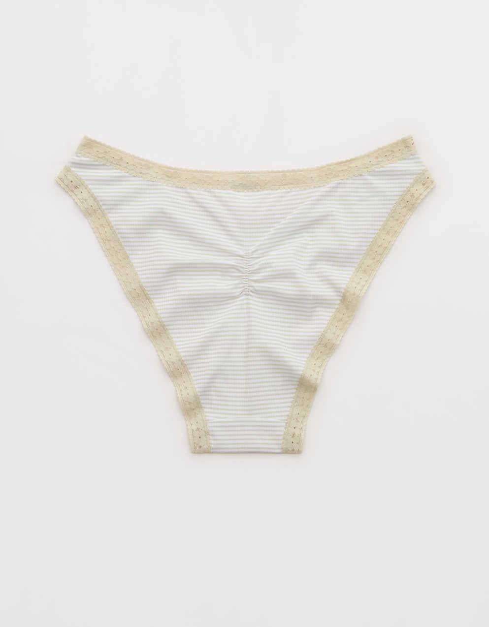SMOOTHEZ Microfiber Lace Bikini Underwear