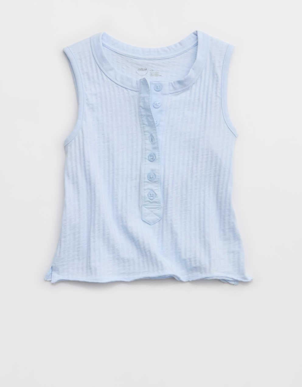 Aerie 섀도우 스트라이프 헨리 탱크톱