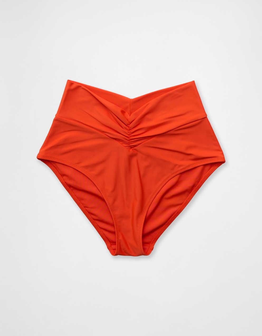 Aerie 루즈 하이 웨이스트 풀 커버 비키니 하의