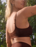 Aerie 스쿱 컷 아웃 비키니 톱