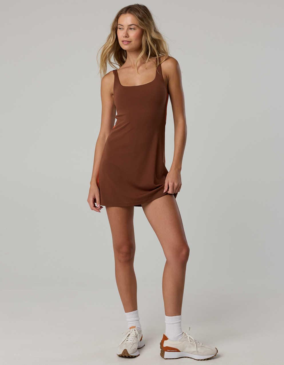 Offline 바이 Aerie Real Me 엑스트라 스퀘어 넥 트랙 미니 드레스