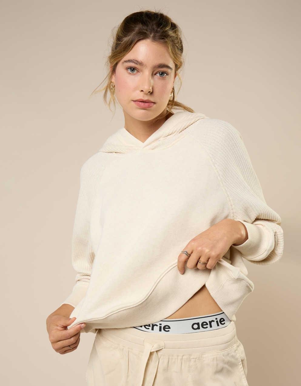 Aerie 에센셜 와플 후디
