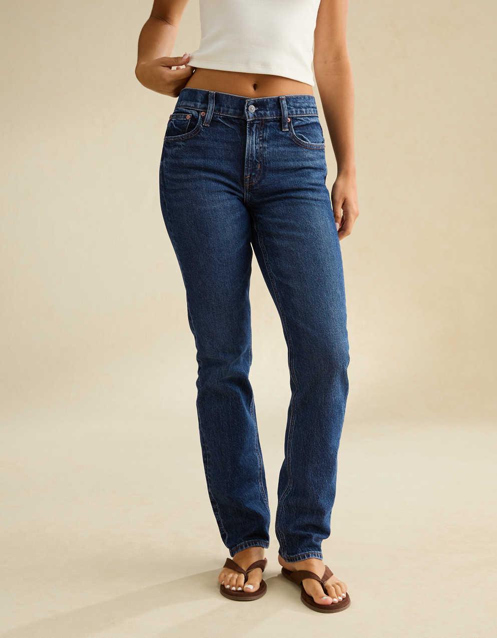 AE High-Waisted Straight Jean
