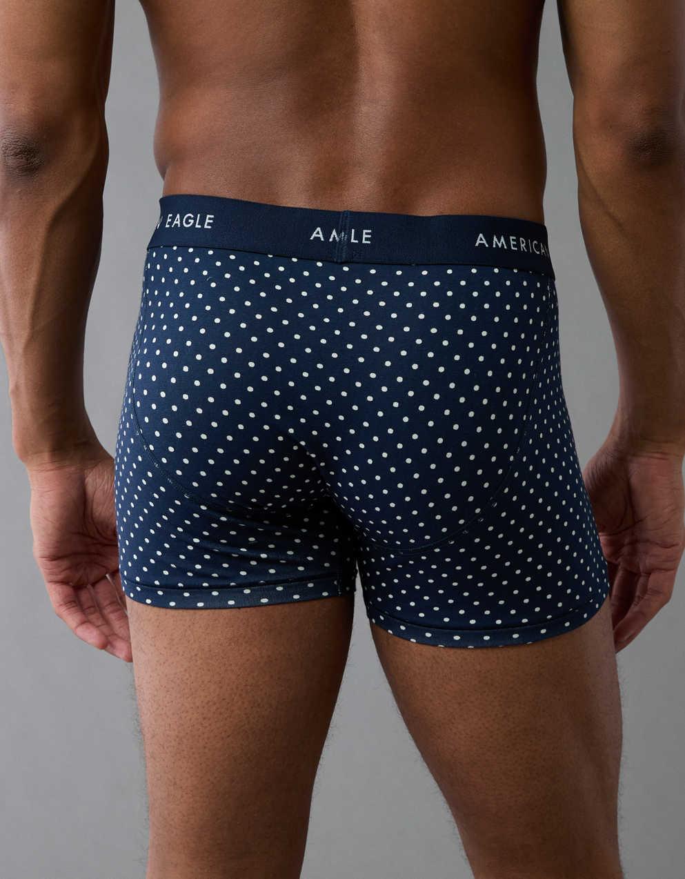 AEO 남성 폴카 도트 4.5" 클래식 복서 브리프
