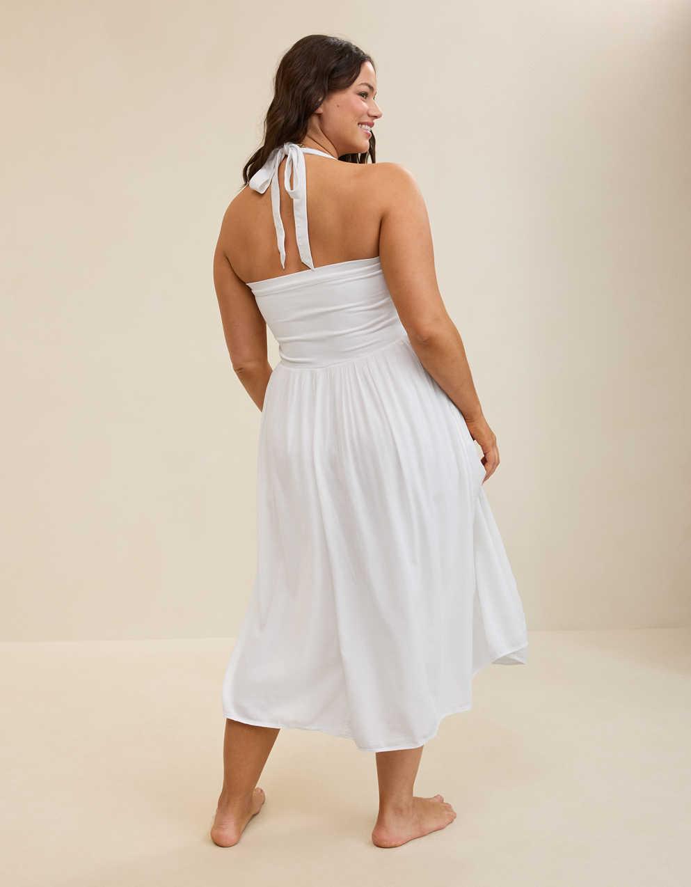 Aerie 앳 더 바레 홀터 드레스