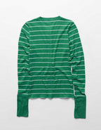 AE Long-Sleeve Henley T-Shirt