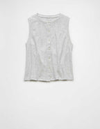 AE Button-Up Tank Top