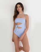 Aerie 리브드 랩 타이 원피스