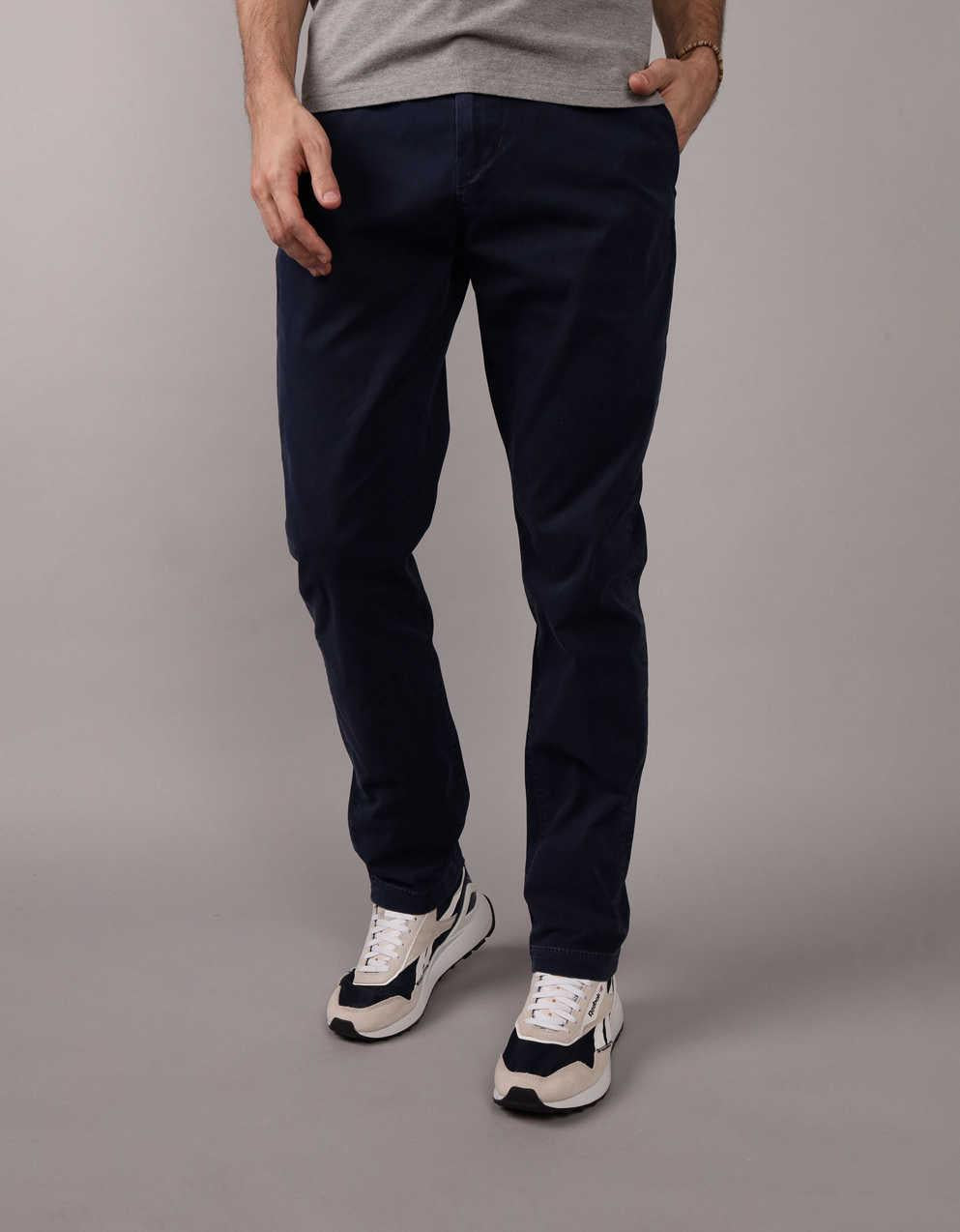 AE Flex Slim Lived-In Khaki Pant