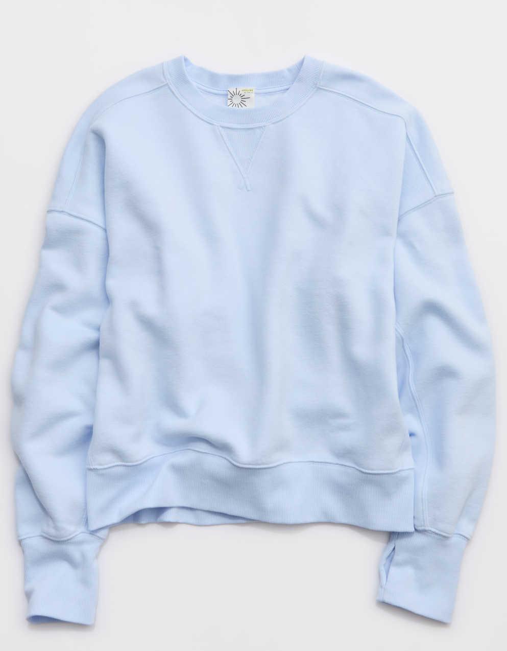 OFFLINE By Aerie Cloud Fleece Classic Crewneck Sweatshirt