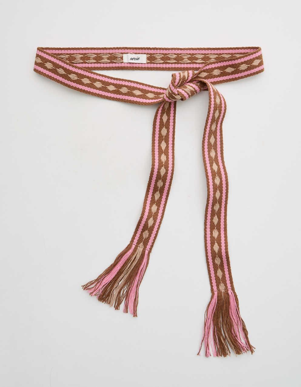 Aerie 우븐 프린지 벨트