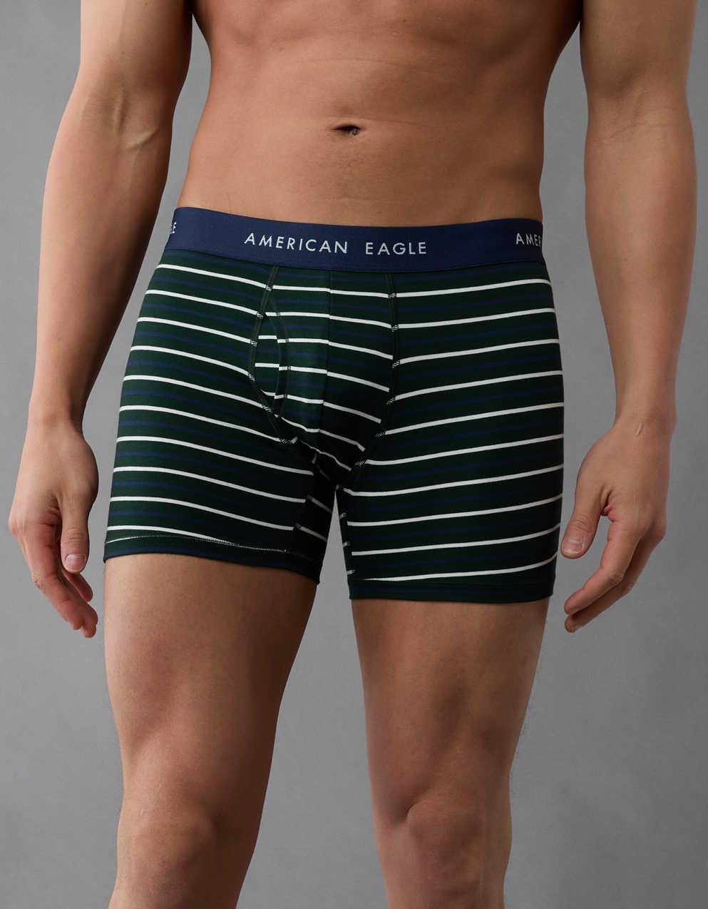 AEO 남성 스트라이프 4.5" 클래식 복서 브리프