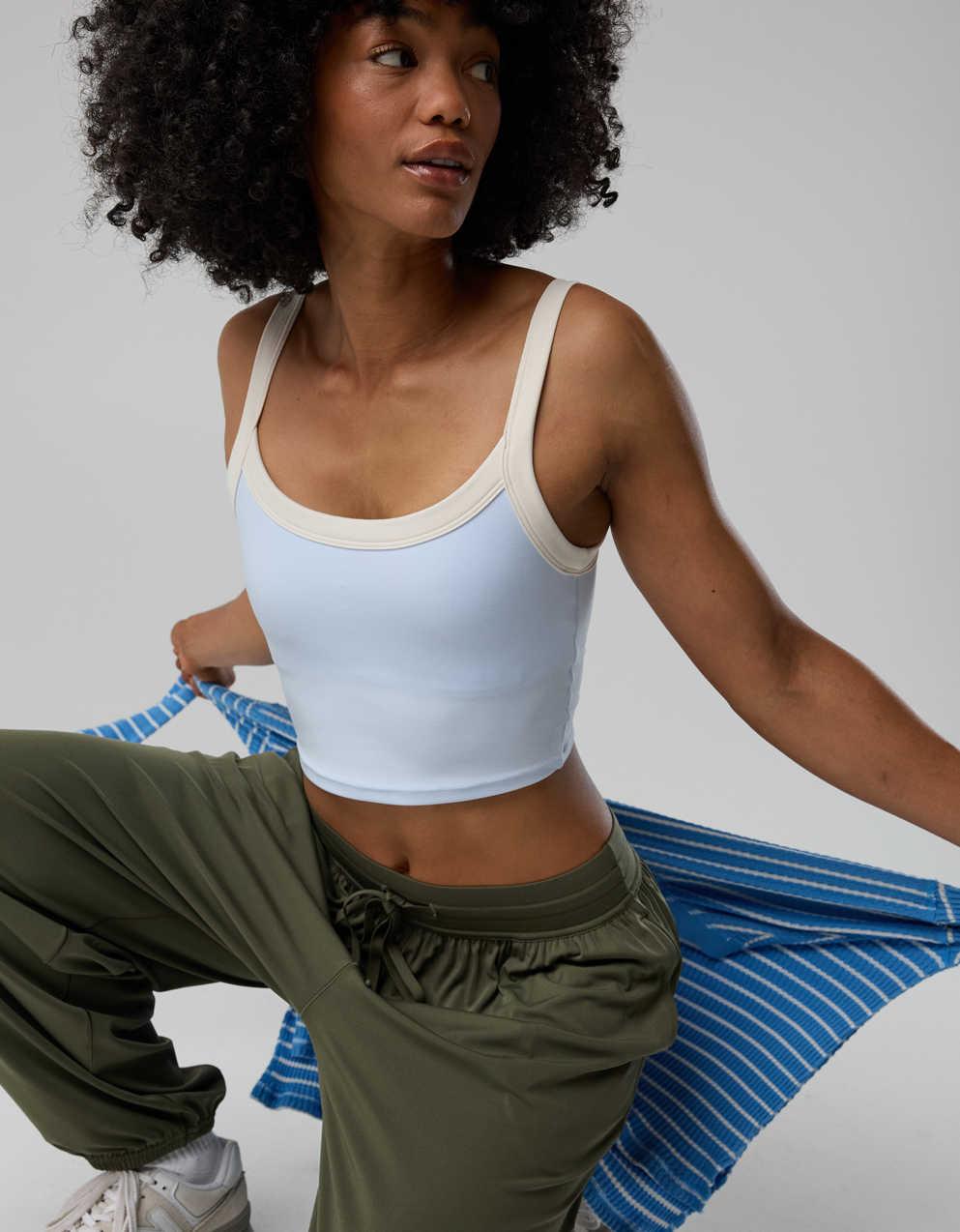 Aerie ‘Real Me’ Offline 전용, 로우 키 링거 롱라인 스포츠 브라