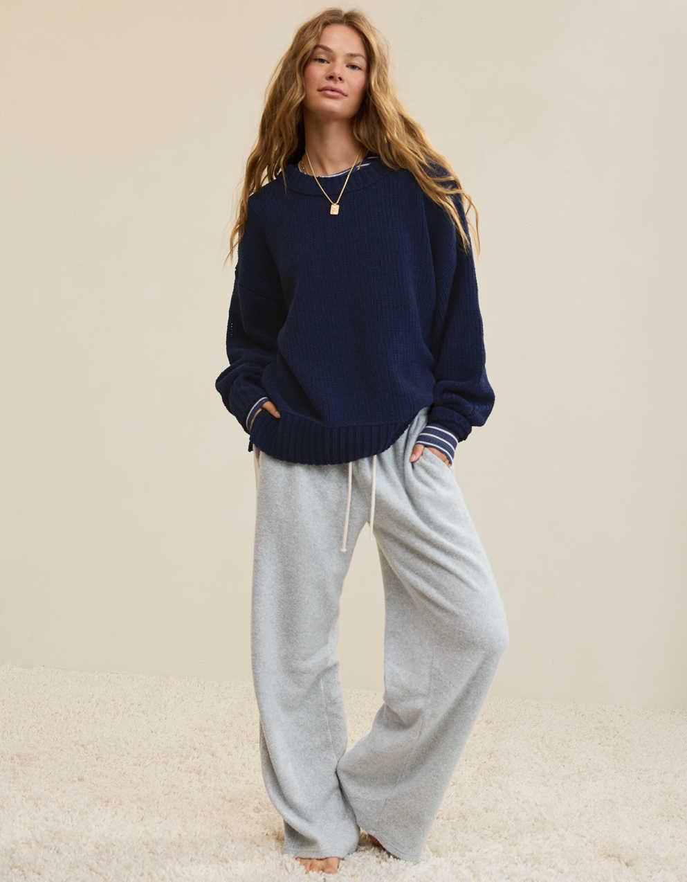 Aerie 라이크 캔디 크루 스웨터