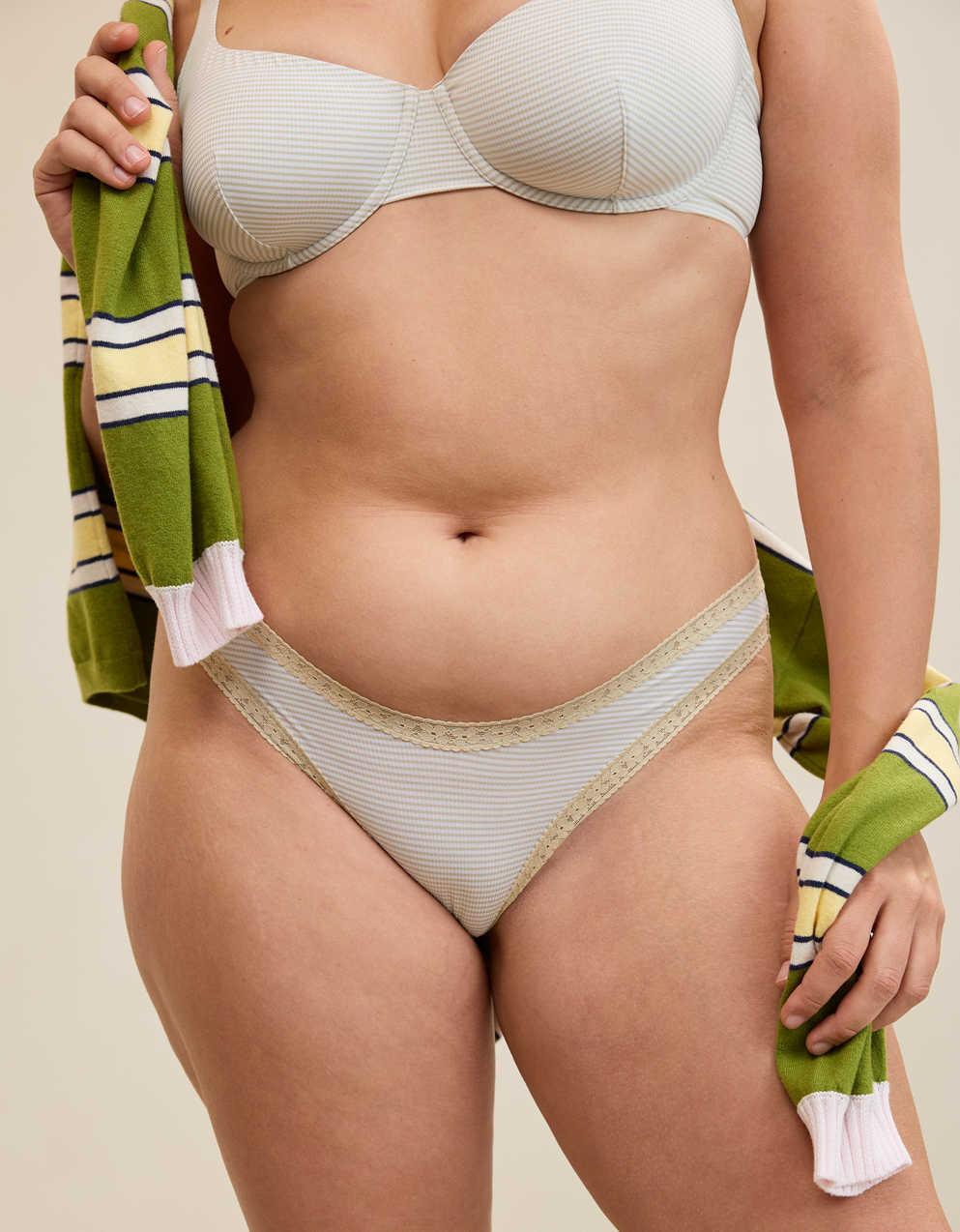 SMOOTHEZ헤즈 Microfiber 레이스 비키니 언더웨어