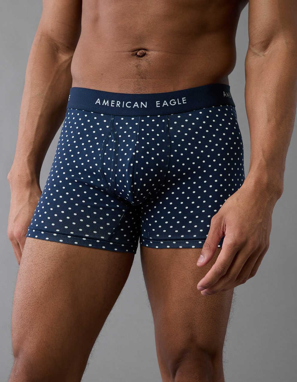 AEO 남성 폴카 도트 4.5" 클래식 복서 브리프