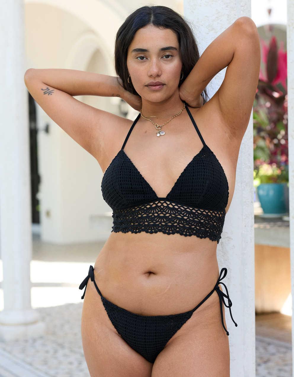 Aerie 치키스트 사이드 타이 비키니 하의