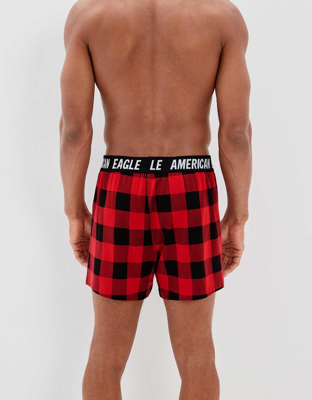 AEO 체크무늬 울트라 소프트 복서 쇼츠