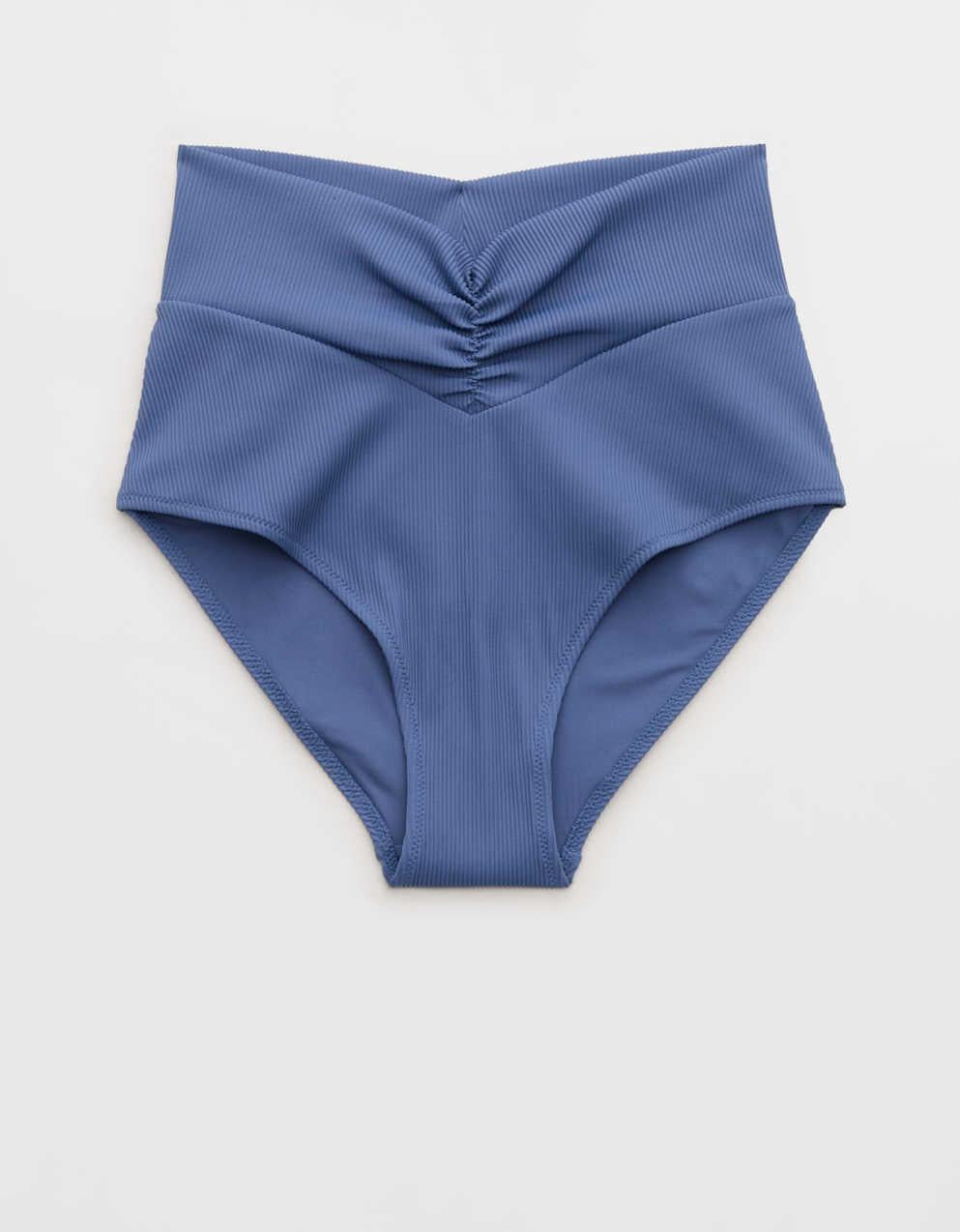 Aerie 루즈 하이 웨이스트 풀 커버 비키니 하의