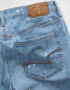 AE 11" Pride Dreamy Drape Stretch Denim High-Waisted Jort