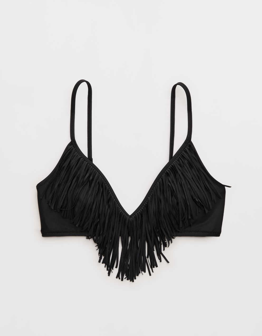 Aerie 스키니 스트랩 부프 비키니 탑