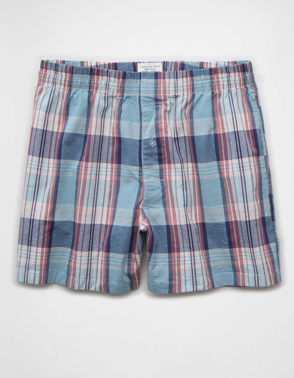 AEO Men's Poplin Classic Pocket Boxer Short