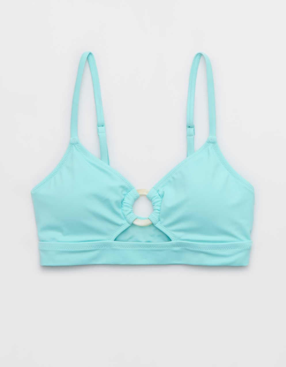 Aerie 스쿱 컷 아웃 비키니 톱