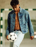 AE Relaxed Fit Denim Utility Jacket