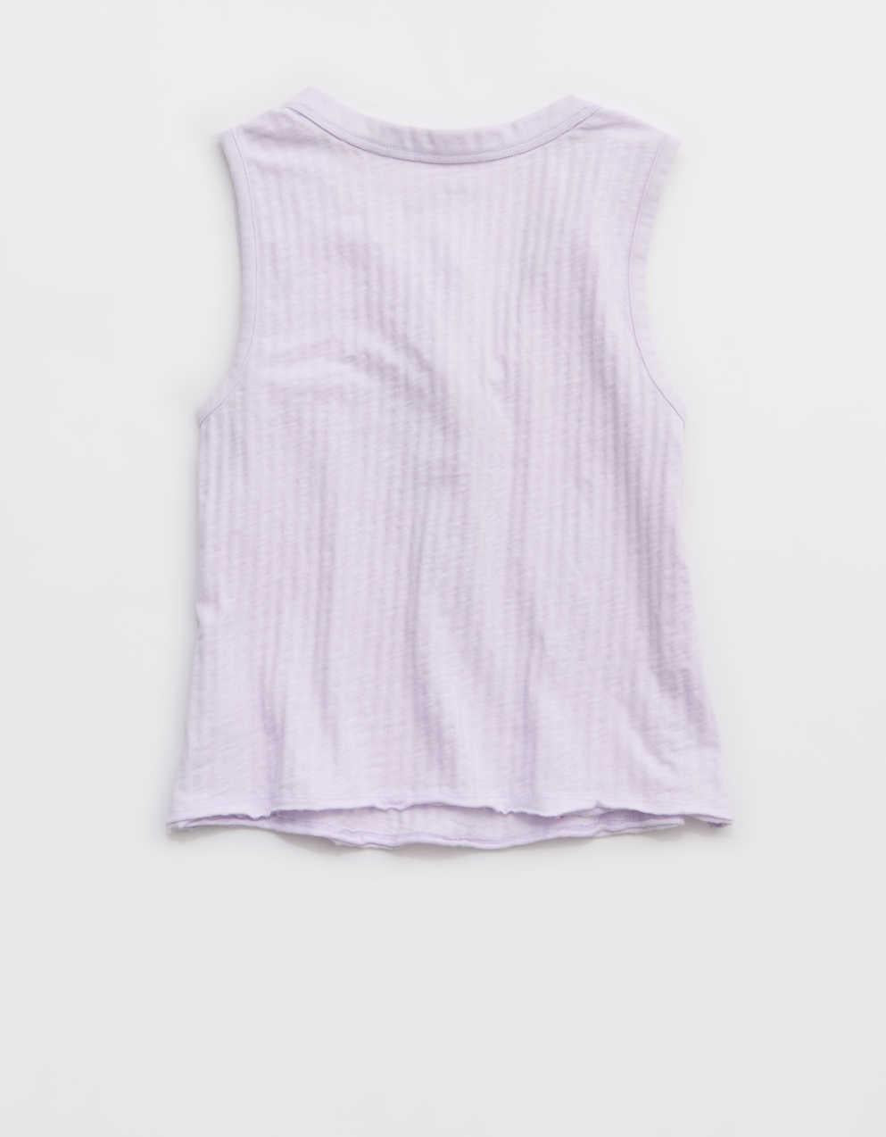 Aerie 섀도우 스트라이프 헨리 탱크톱