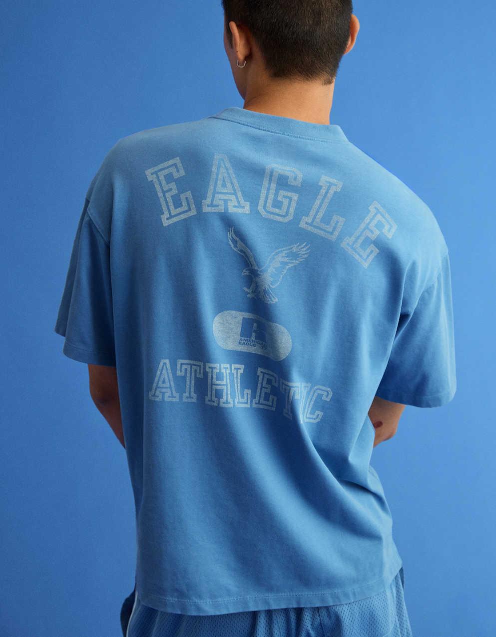 AE x 러셀 애슬레틱 헤비급 Eagle 그래픽 티셔츠