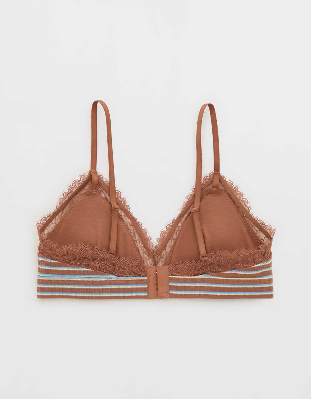 Superchill Cotton Rib Padded Triangle Bralette