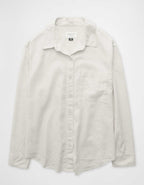 AE Oversized Linen-Blend Button-Up Shirt