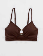 Aerie 스쿱 컷 아웃 비키니 톱