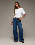 AE Dreamy Drape Stretch Curvy Super High-Waisted Baggy Wide-Leg Jean
