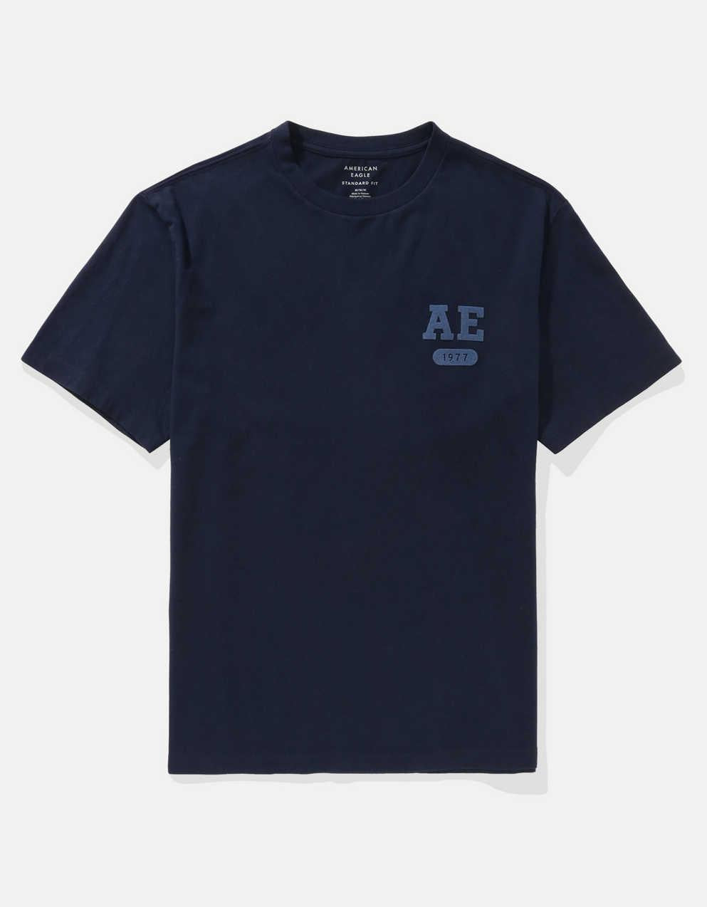 AE 아이콘 로고 그래픽 티셔츠