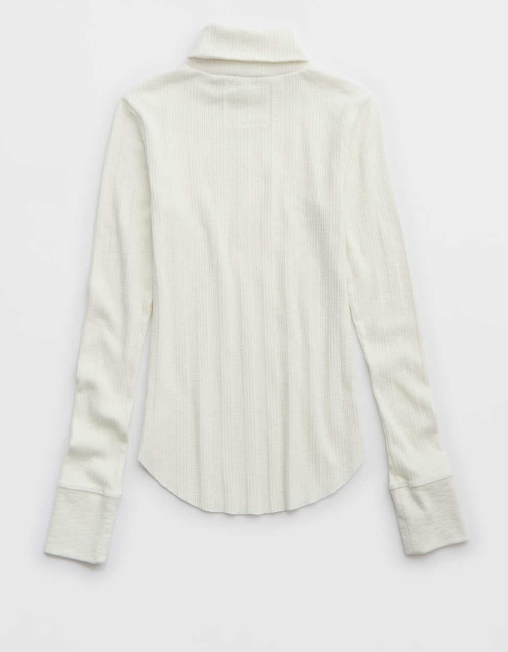 Aerie 에센셜 터틀넥 레이어링 티셔츠